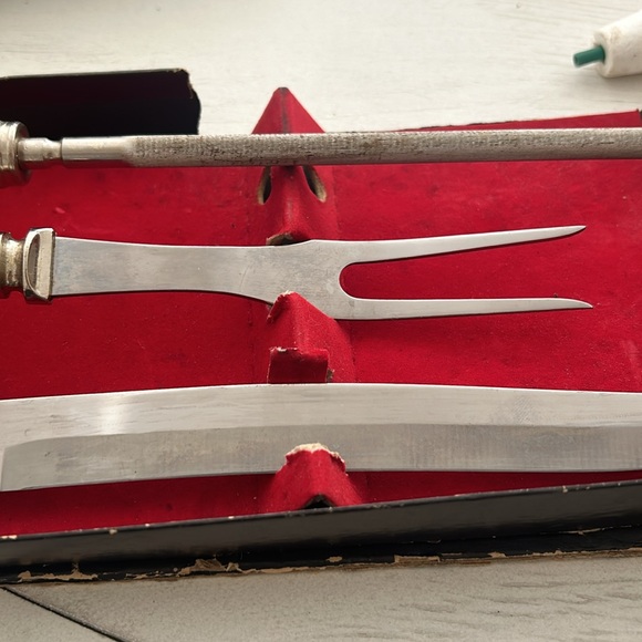 Vintage carving set - Picture 4 of 11